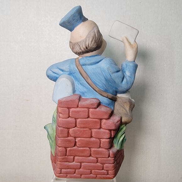 VINTAGE Ceramic Mailman w/ Squirrel from Eckerds (1981) - Picture 3 of 7